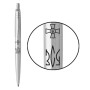 Ручка кулькова Parker JOTTER 17 ARMY SS CT BP Емблема ЗСУ + Тризуб ЗСУ (16132_W101b)