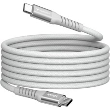 Дата кабель USB-C to USB-C 1.2m Magnetic 100W gray Verbatim (31854)