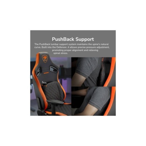 Крісло ігрове Cougar Defensor Gold F