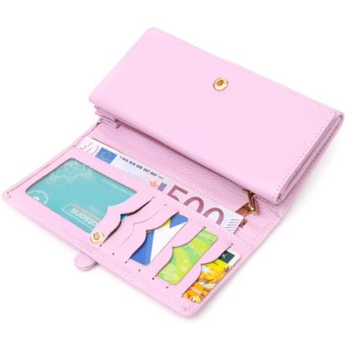 Гаманець Tony Bellucci З натуральної шкіри Ліловий (21958)