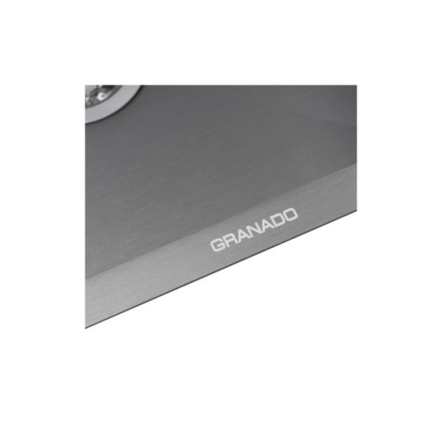 Мийка кухонна GRANADO Under top L STEEL S201 black (GS09201B)