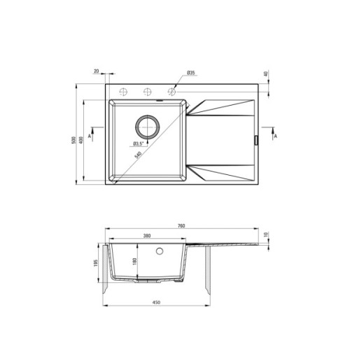 Мийка кухонна Deante Evora графіт (ZQJ_211P)