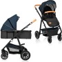 Коляска Lionelo 2 в 1 Amber Blue Navy (LO-AMBER BLUE NAVY (2in1))