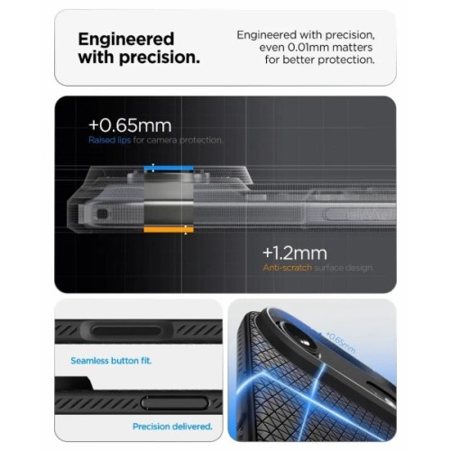 Чохол до мобільного телефона Spigen Liquid Air iPhone 17 Air Matte Black (ACS10302)