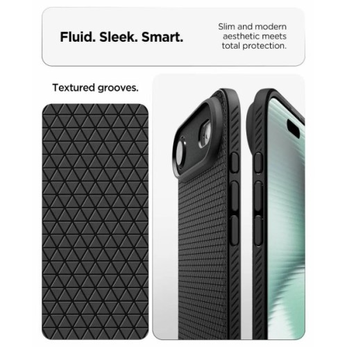 Чохол до мобільного телефона Spigen Liquid Air iPhone 17 Air Matte Black (ACS10302)