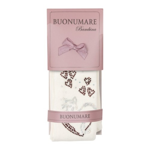 Колготки дитячі BNM зі стразами (M0C0302-1174-5G-beige)