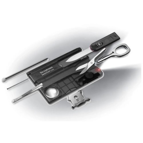 Мультитул Victorinox SwissCard Lite Transparent Black (0.7333.T3)