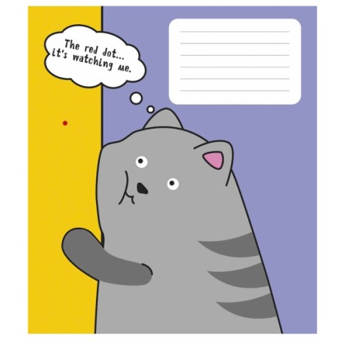 Зошит Школярик Animal's memes 12 аркушів лінія (012-3567L)