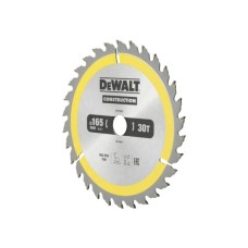 Диск пильний DeWALT CONSTRUCTION, 165х20 мм, 30z (ATB), 10 гр. (DT1935)