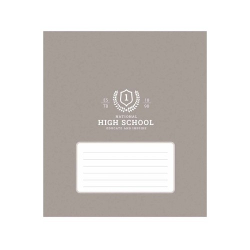 Зошит Школярик High school 12 аркушів клітинка (012-3657K)