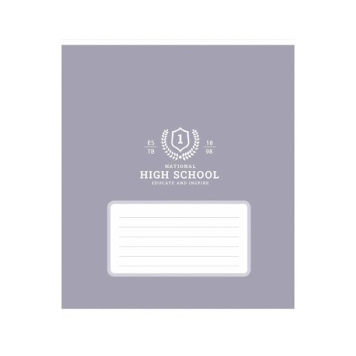 Зошит Школярик High school 12 аркушів клітинка (012-3657K)
