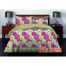 Постільна білизна Home Line Квіти бязь, Євро (122839)