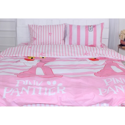 Постільна білизна MirSon Бязь Premium 17-0110 Pink Pantere 220х240 (2200001608641)