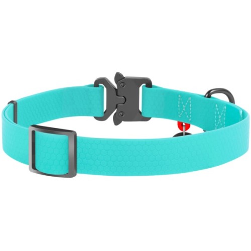 Нашийник для тварин WAUDOG Waterproof металічна пряжка-фастекс Ш 20 мм Д 28-40 см ментол (2787)