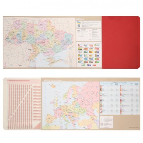 Тижневик Leo planner А5 датований 2026 "Boss", м'який, червоний, 368 сторінок (252636)