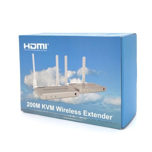Адаптер HDMI extender 200.0m WIFI 1080p + USB extender Voltronic (YT31652)