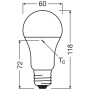 Лампочка Osram CL A100 13W/840 230V FR E27 (4058075304253)