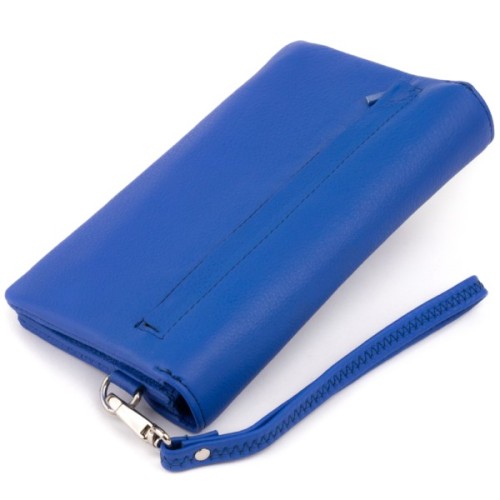 Гаманець ST Leather Зі шкіри Синій (19319)