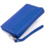 Гаманець ST Leather Зі шкіри Синій (19319)