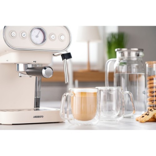 Набір чашок Ardesto 250мл, 2шт, боросилікатне скло, прозорий (AR2625BPR)