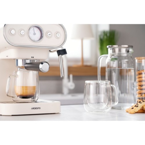 Набір чашок Ardesto 250мл, 2шт, боросилікатне скло, прозорий (AR2625BPR)