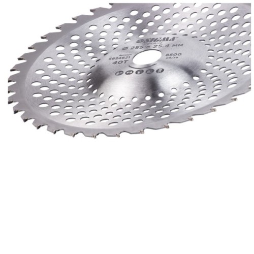 Ніж для тримера Sigma з твердосплавними напайками 255x25.4мм 40Т хвилеподібний (5624621)