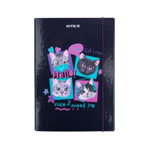Папка для зошитів Kite В5 на гумці So Sweet, картон (K23-210-1)