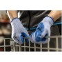 Захисні рукавиці Hoegert DILL HT5K752-11 з латексним покриттям світло-сірі, 11 (HT5K752-11)