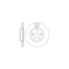 Гальмівний диск REMSA 6301.10