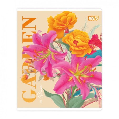 Зошит Yes Garden А5 48 аркушів клітинка (768572)