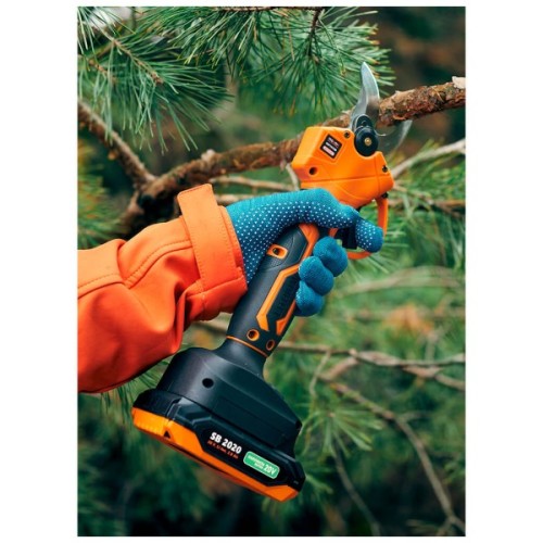 Секатор SEQUOIA 20V, безщітковий двигун, 30мм, 2Ah, ЗП (SBP2030B-QV)