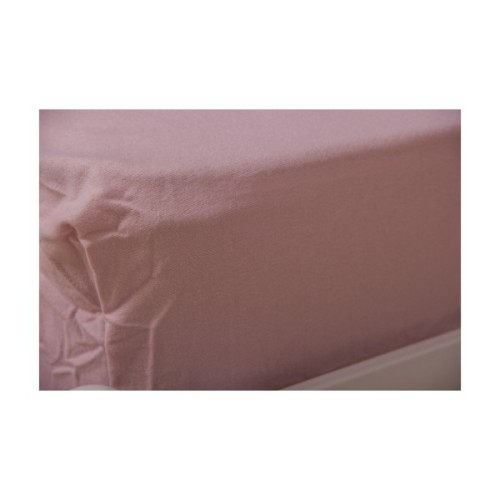 Простирадло Billerbeck на резинці (фланель) рожеве дерево 100х200 см (1677-535)