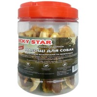 Ласощі для собак Lucky Star Кроляче вухо з м'ясом качки в тубі 250 г (4820112458652)