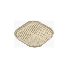 Універсальний посуд для тварин Fiboo Fiboowl килимок для злизування ласощів та їжі, L бежевий (FIB0225)