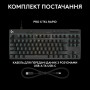 Клавіатура Logitech G PRO X TKL Rapid Linear USB UA Black (920-013233)
