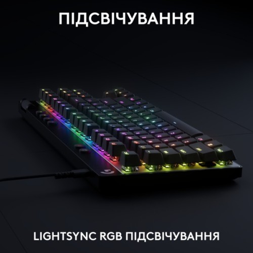 Клавіатура Logitech G PRO X TKL Rapid Linear USB UA Black (920-013233)