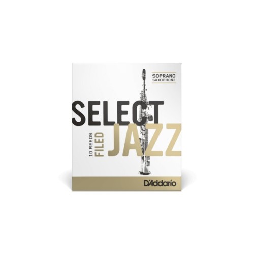 Тростина для саксофона D'Addario Select Jazz - Soprano Sax 4M - 10 Pack (RSF10SSX4M)