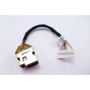 Роз'єм живлення ноутбука з кабелем для HP PJ257 (7.4mm x 5.0mm + center pin), 7-pin, Универсальный (A49050)