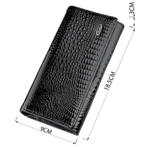 Гаманець Kivi З екошкіри Чорний (19012)