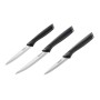 Набір ножів Tefal Essential 3шт, нержавіюча сталь, пластик, чорний (K2219455)
