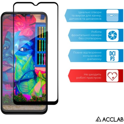 Скло захисне ACCLAB Full Glue Nokia G42 5G Black (1283126582097)
