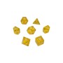Набір кубиків для настільних ігор Games 7 Days Transparent 7 Dice Set - Yellow (g7dtran04)