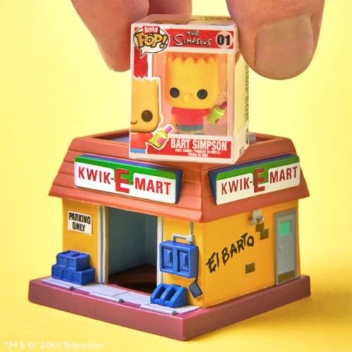 Фігурка Funko Pop набір Bitty Pop! Town - Барт Сімпсон і Квікі-Март (83684)
