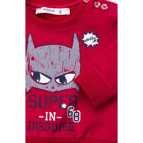 Набір дитячого одягу Breeze "Super in disguise" (10419-86B-red)
