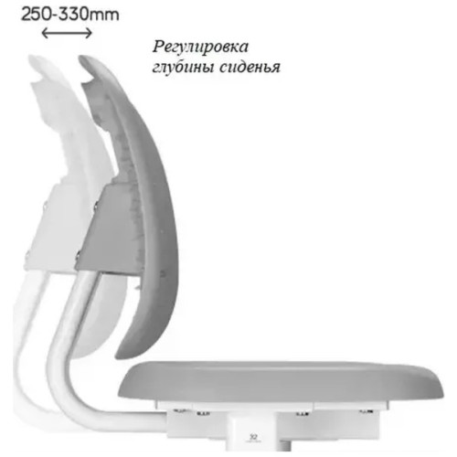 Парта зі стільцем FunDesk Piccolino III Pink-w
