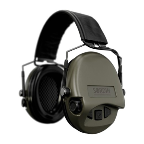 Тактичні навушники Sordin Supreme MIL AUX Slim з верхнім тримачем (74308-06-S)