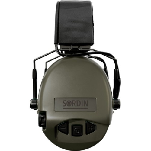 Тактичні навушники Sordin Supreme MIL AUX Slim з верхнім тримачем (74308-06-S)