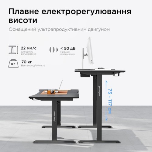 Комп'ютерний стіл Anda Seat Xtreme Black (AD-D-DD1-1400-07-B)