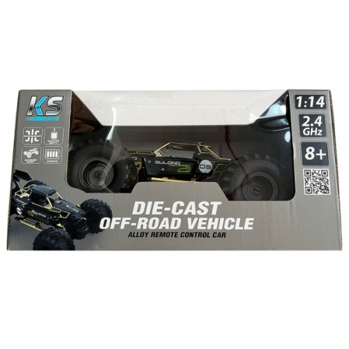 Радіокерована іграшка KS Drive Off-road – High Speed (чорний, метал. корпус, 1:14) (SL-8399ARH)