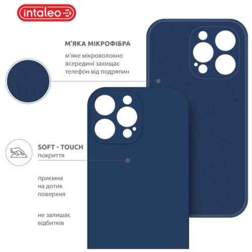 Чохол до мобільного телефона Intaleo SoftShell Apple iPhone 14 Pro Max Blue (1283126557842)